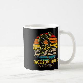 Mug Jackson Hole Wyoming Vélo tout terrain Rétro VTT