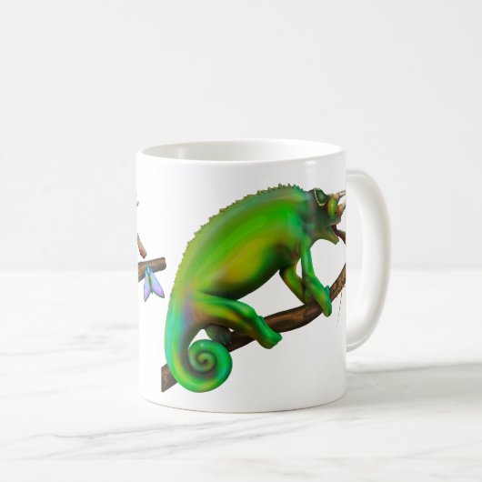 Mug Jackson’s Chameleon Aiming  (Devant droit)