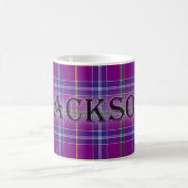 Mug Jackson Tartan avec le nom de famille (Centre)