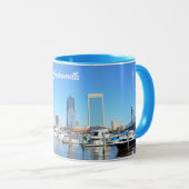 Mug Jacksonville Cityscape, Floride (Devant droit)