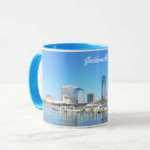 Mug Jacksonville Cityscape, Floride (Devant gauche)