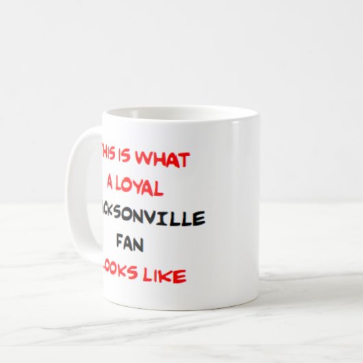 Mug jacksonville fan, loyal (Devant gauche)