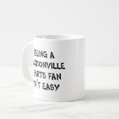 Mug jacksonville sports fan, being (Devant gauche)