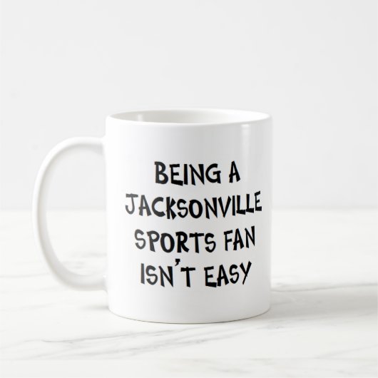 Mug jacksonville sports fan, being (Gauche)