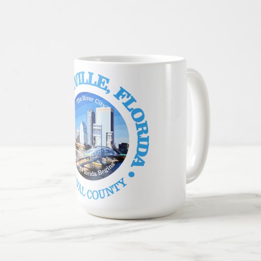 Mug Jacksonville (villes) (Devant droit)