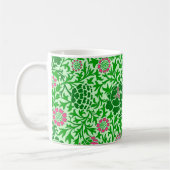 Mug Jacobean Floral, Emerald et Lime Green (Gauche)