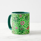 Mug Jacobean Floral, Emerald et Lime Green (Devant gauche)