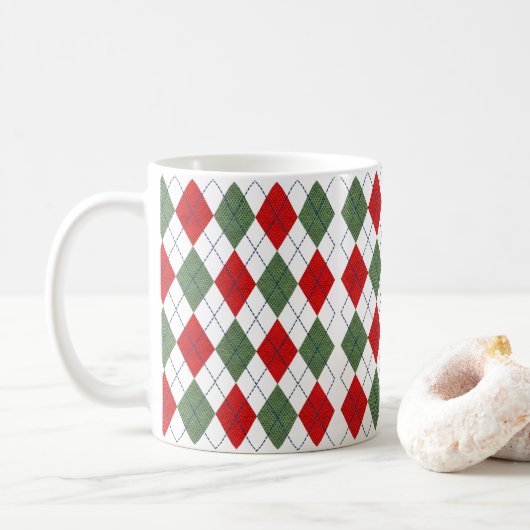 Mug Jacquard de Noël (Avec donut)
