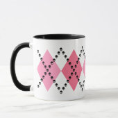 Mug Jacquard rose de crâne (Gauche)