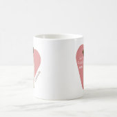 Mug jacuzzi Jack Russell maman coeur rose balle de ten (Centre)