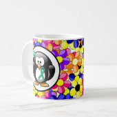 Mug Jade Awareness Ribbon Penguin (Devant gauche)