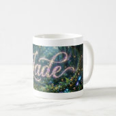 Mug Jade cosmic flowers (Devant droit)