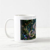 Mug Jade cosmic flowers (Gauche)
