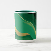 Mug Jade Modern Aesthetic Emerald Mystic Swirl (Centre)