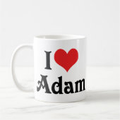Mug J'adore Adam (Gauche)