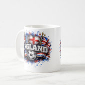 Mug J'ADORE Angleterre 2026 Fan de foot (Devant gauche)