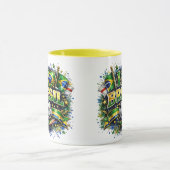 Mug J'adore Brésil 2026 Fan de foot (Centre)