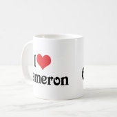 Mug J'adore Cameron (Devant gauche)