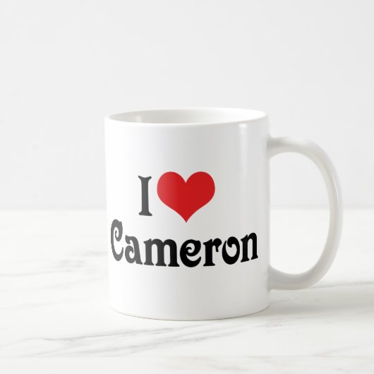 Mug J'adore Cameron (Droite)