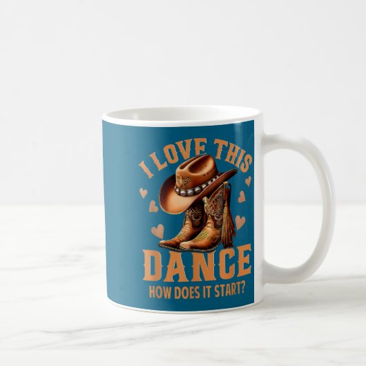 Mug J'adore cette danse Comment ça commence_ Citation  (Droite)