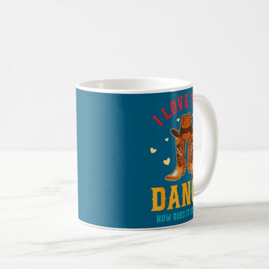Mug J'adore Cette Danse Comment Ça Commence_ Citation  (Devant droit)
