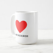 Mug J'adore colibri  (Devant gauche)