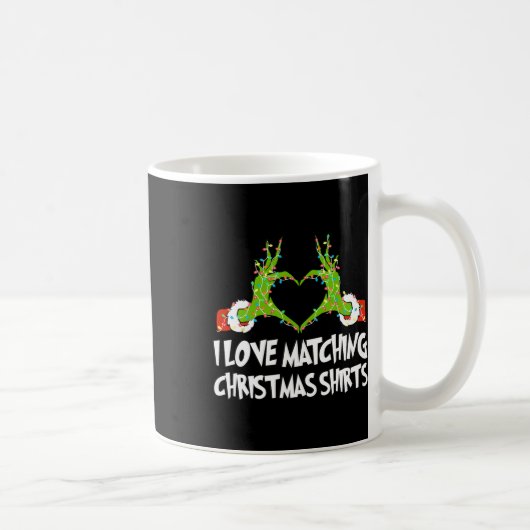 Mug J'adore coller des chemises de Noël, mais je n'ai (Droite)