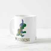 Mug J'adore courir la tortue (Devant gauche)
