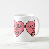 Mug J'adore cuire le coeur (Devant droit)