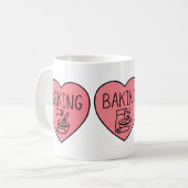 Mug J'adore cuire le coeur (Devant gauche)