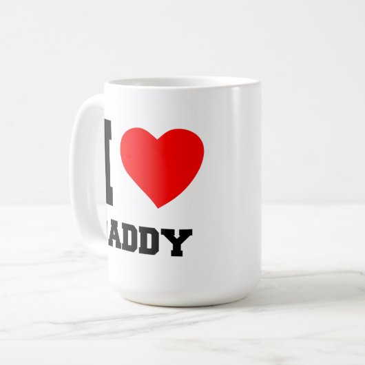 MUG J'ADORE DADDY (Devant gauche)