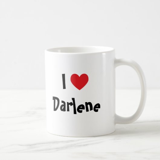 Mug J'adore Darlene (Droite)