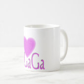 Mug j'adore dire gogo gaga (Devant droit)
