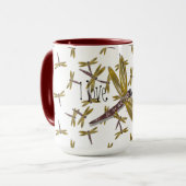 Mug J'adore Dragonflies Digital et Graphics Art (Devant gauche)