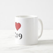 Mug J'adore E7#9 (Devant droit)