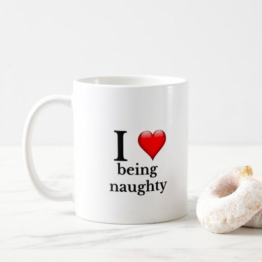 Mug J'adore être coquin (Avec donut)