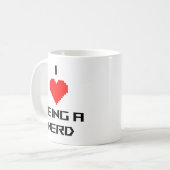 Mug J'adore être une intello (Devant gauche)