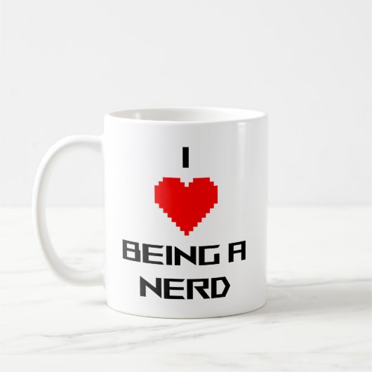 Mug J'adore être une intello (Gauche)
