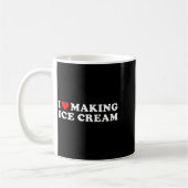 Mug J'adore faire de la glace drôle de citation (Gauche)