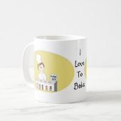 Mug J'adore faire de la pâtisserie (Devant gauche)