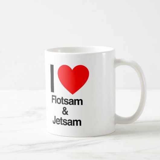 Mug j'adore flotsam et jetsam (Droite)
