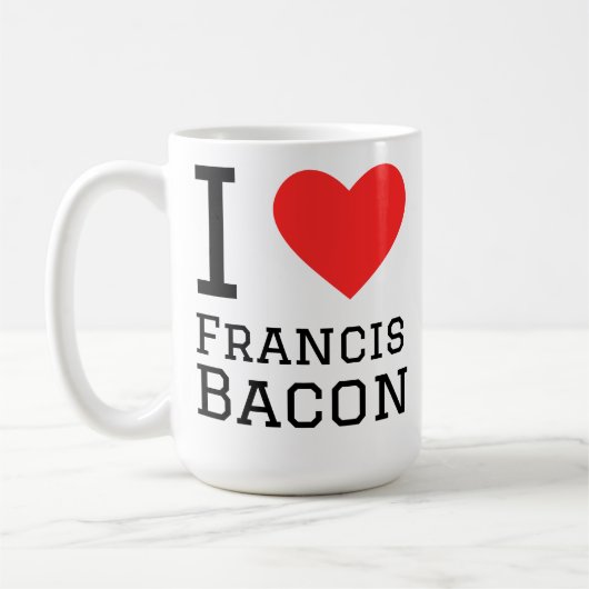 Mug J'adore Francis bacon (Gauche)