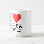 Mug J'adore frida kahlo (Devant gauche)