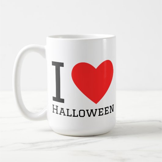 Mug J'adore Halloween (Gauche)
