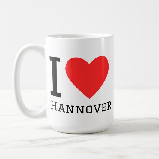Mug J'adore Hannover (Gauche)