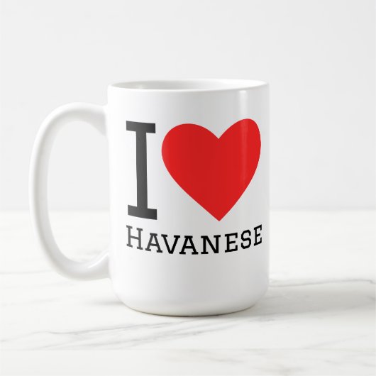 Mug J'adore havanais (Gauche)