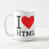 Mug J'adore html (Gauche)