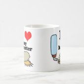 Mug J'adore (J'aime) Mon Hamster (Centre)