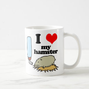 Mug J'adore (J'aime) Mon Hamster