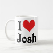 Mug J'adore Josh (Gauche)